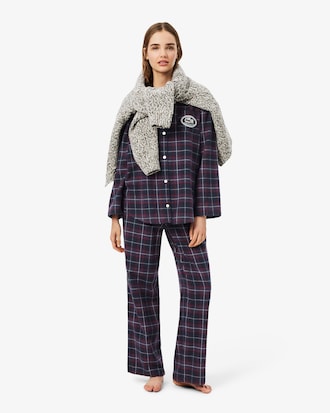 Cotton Plaid Pajama Set