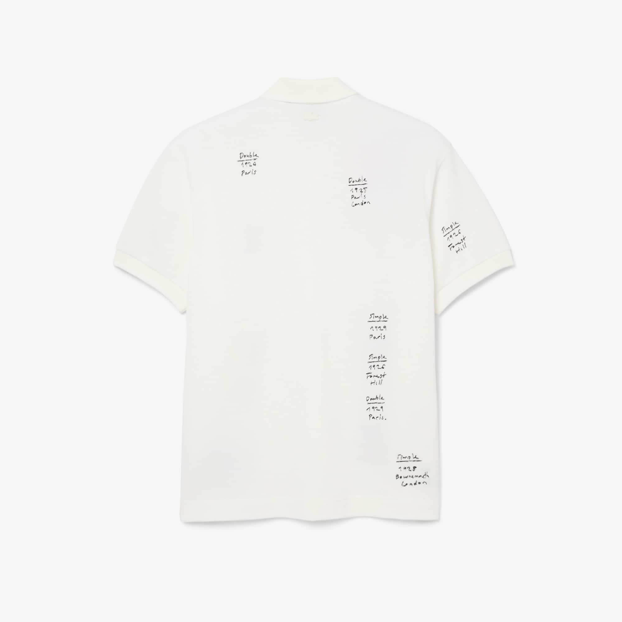 Runway Loose Fit Graphic Piqué Polo Shirt - Polo Shirts - New In