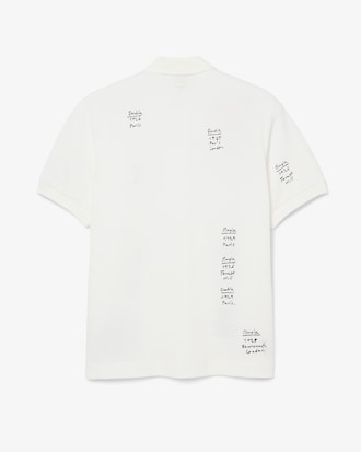 Runway Loose Fit Graphic Piqué Polo Shirt