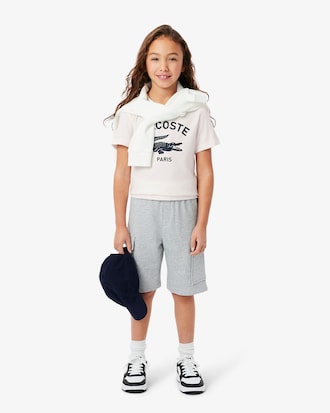Playera de algodón con estampado exclusivo para niños