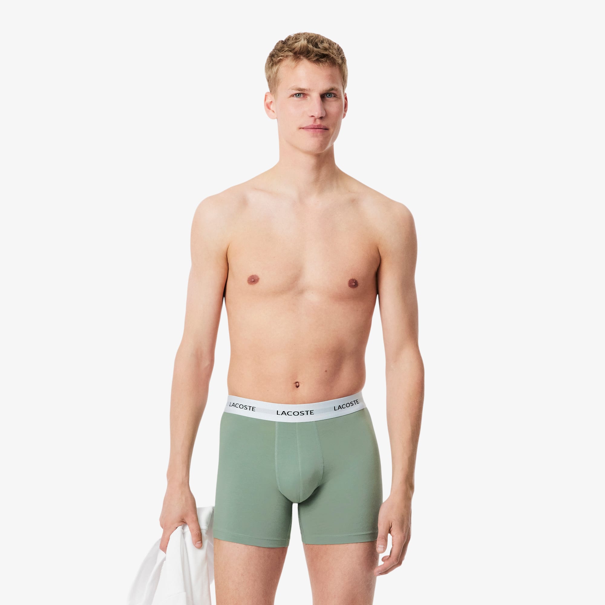 Lacoste 3-pack Stretch Cotton Boxer Briefs - Xl