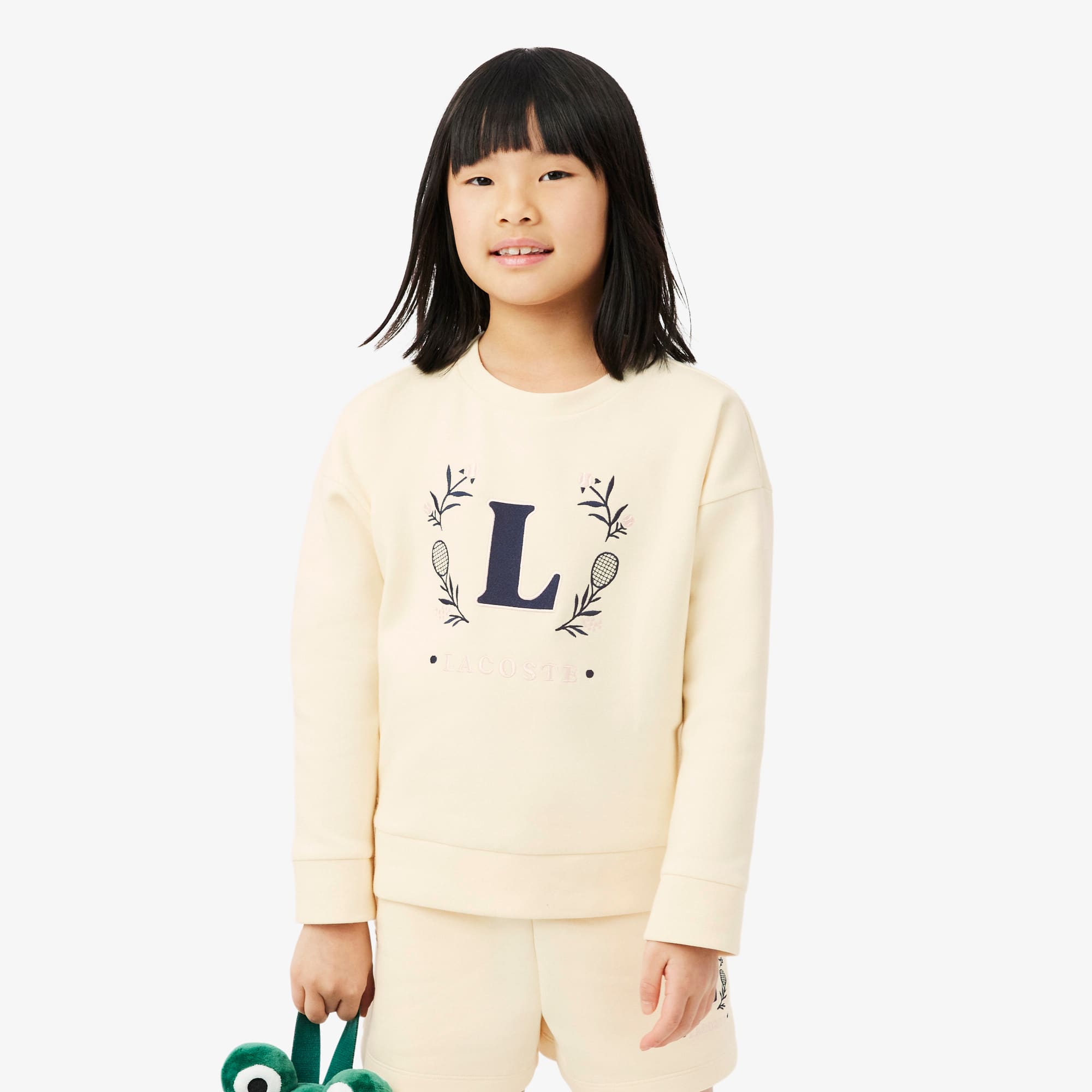 Embroidered Badge Neoprene Sweatshirt