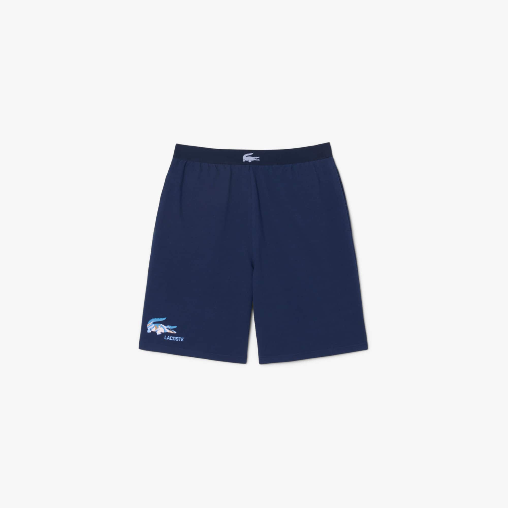 Men's Straight Fit Fleece Loungewear Shorts