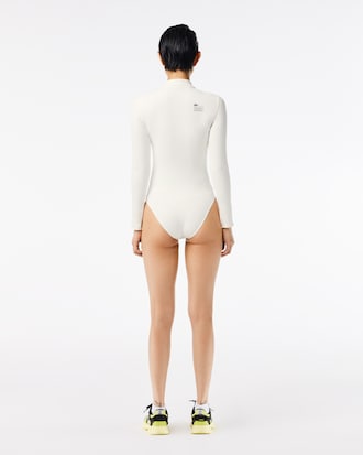 Women's Slim Fit UV Protect Zip-Up Bodysuit