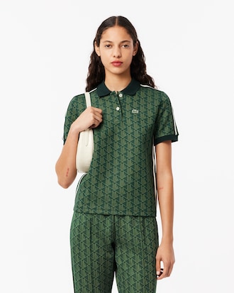 Women's Slim Fit Monogram Polo