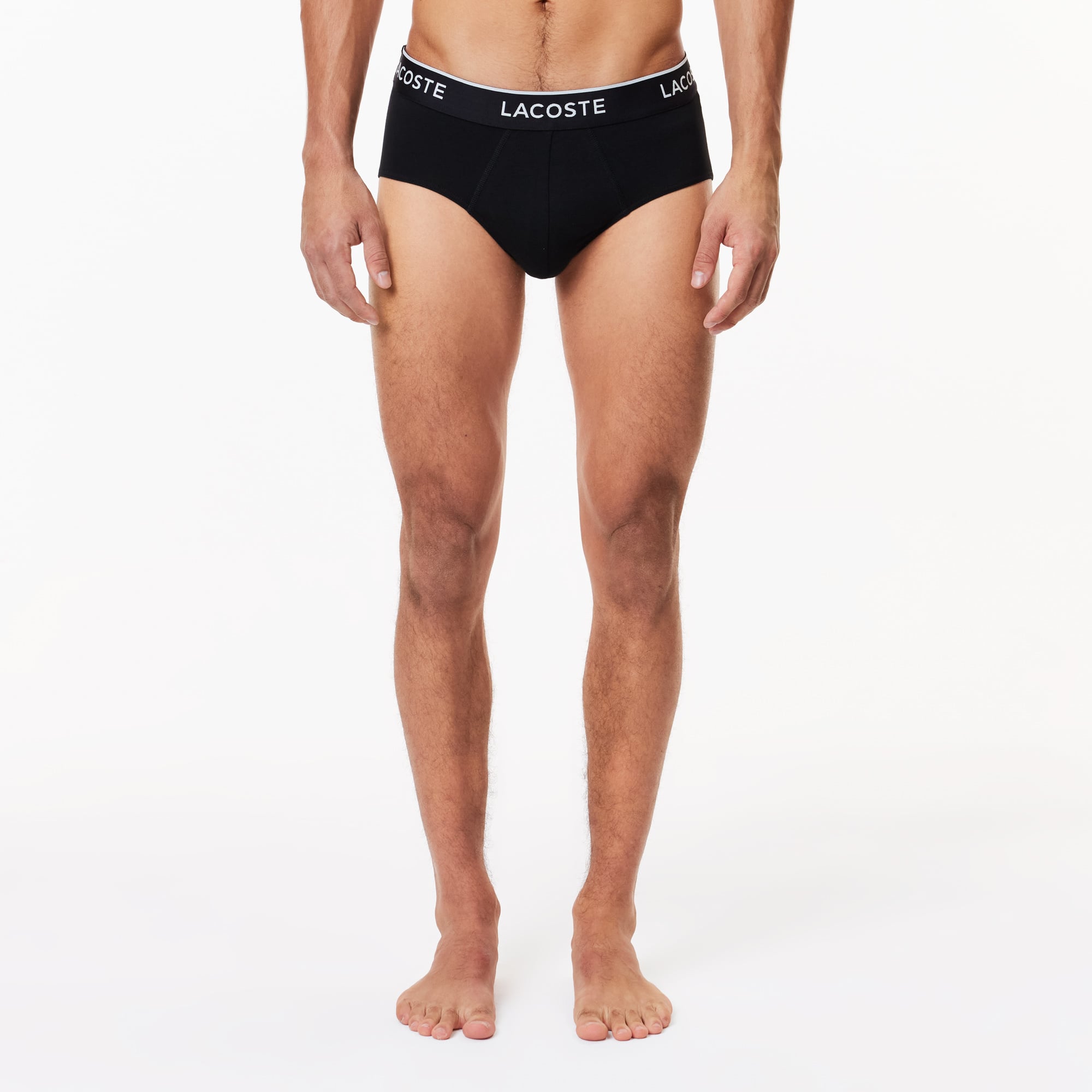 Men's 3-Pack Logo Waist Cotton Briefs - Underwear - New In
