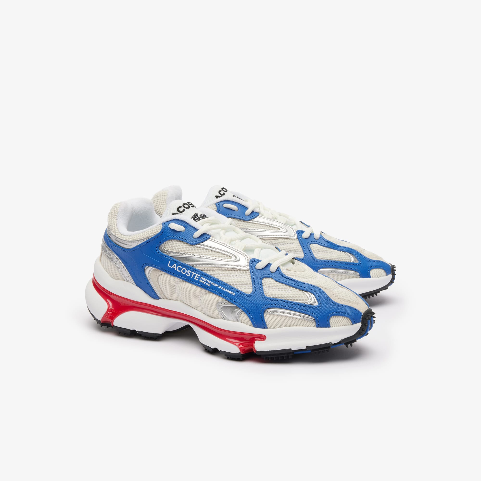 LACOSTE テニスシューズ ホワイト/レッド／ブルー Men's L003 2K24 Sneakers - Sneakers - New In 2026 | Lacoste