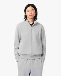 Zipped Cotton Fleece Sweatshirt
