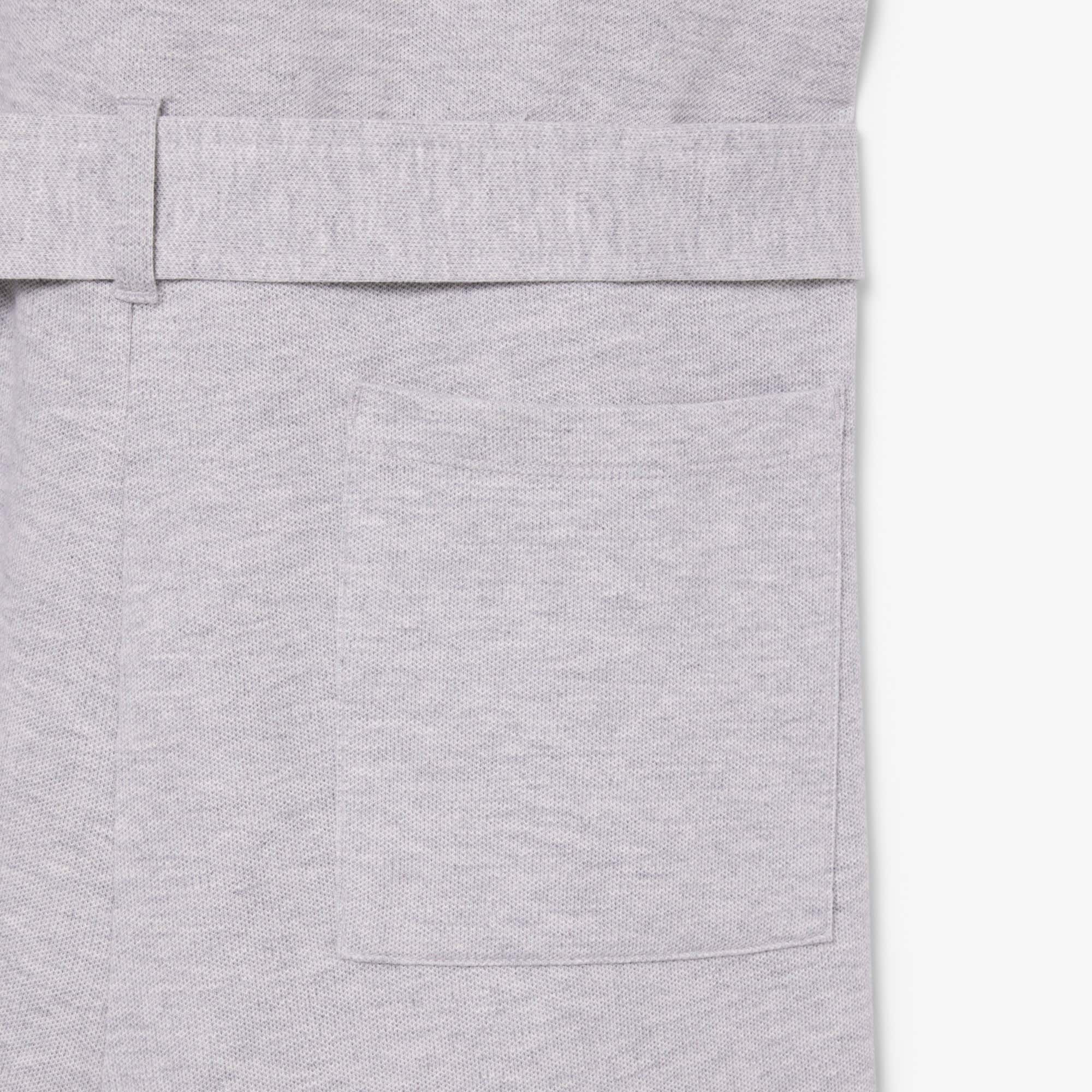 Stretch Piqué Polo Collar Romper
