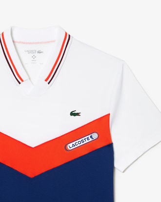 Men's Lacoste Tennis x Daniil Medvedev Slim Fit Seamless Polo