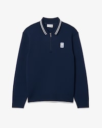 Tennis Heritage Polo Collar Zipped Sweatshirt