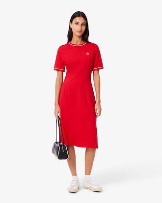 Women's Trim Accent Jersey T-Shirt Dress