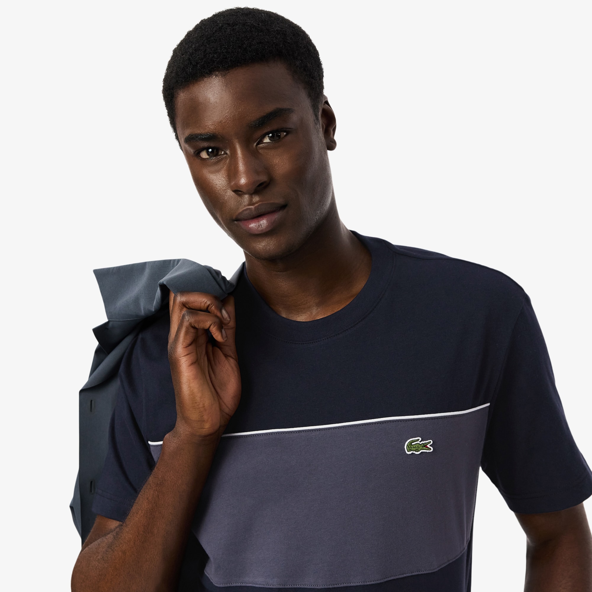 Colorblock Cotton T-Shirt - Men's Collection - New In 2026 | Lacoste