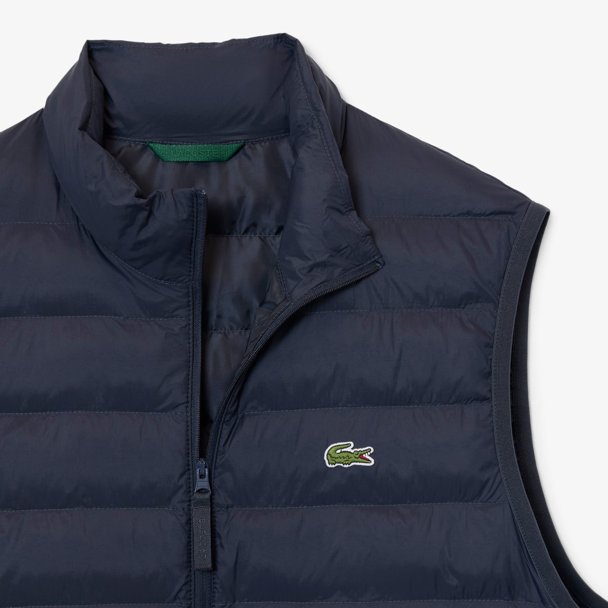Water-Repellent Puffed Windbreaker Vest