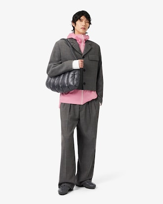 Runway Glossy Padded Nylon Purse