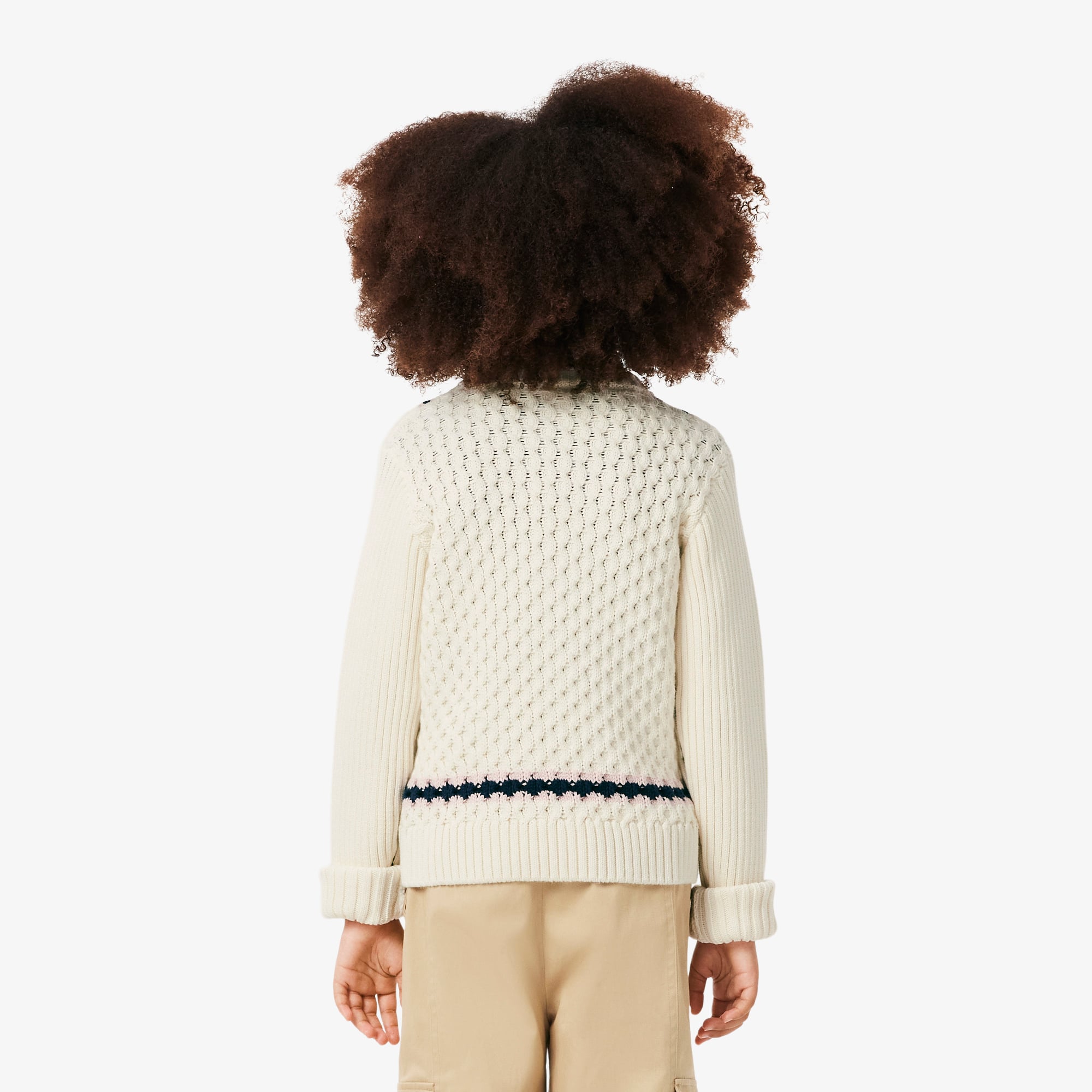Girls' Cotton V-Neck Sweater Vest