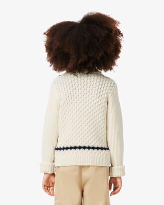 Girls' Cotton V-Neck Sweater Vest