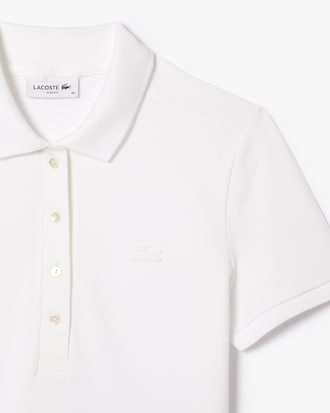 Women's L.12.D Slim Fit Stretch Mini Piqué Polo