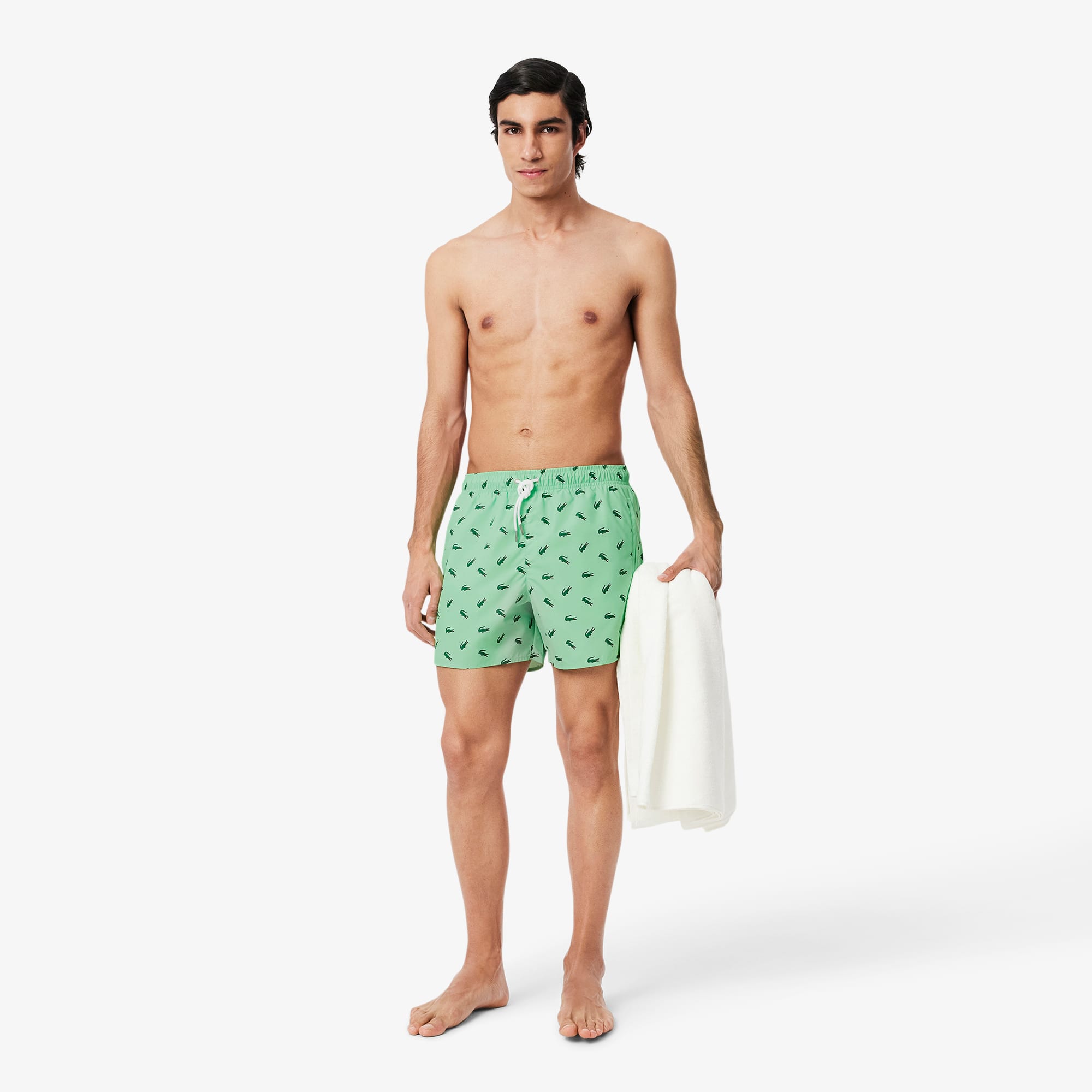 Men's Crocodile Print Swim Trunks - Shorts & Swim - New In 2026