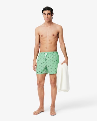 Men's Crocodile Print Swim Trunks