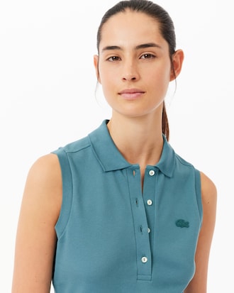 Women's Slim Fit L.12.D Sleeveless Stretch Polo