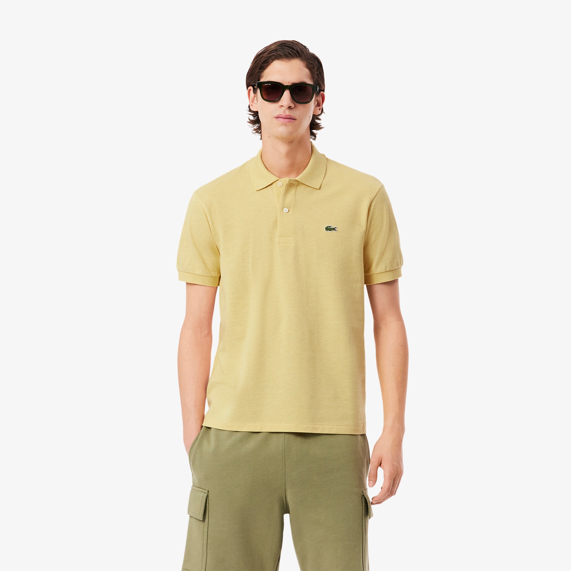 Lacoste Men's Classic Fit L.12.12 Heathered Polo