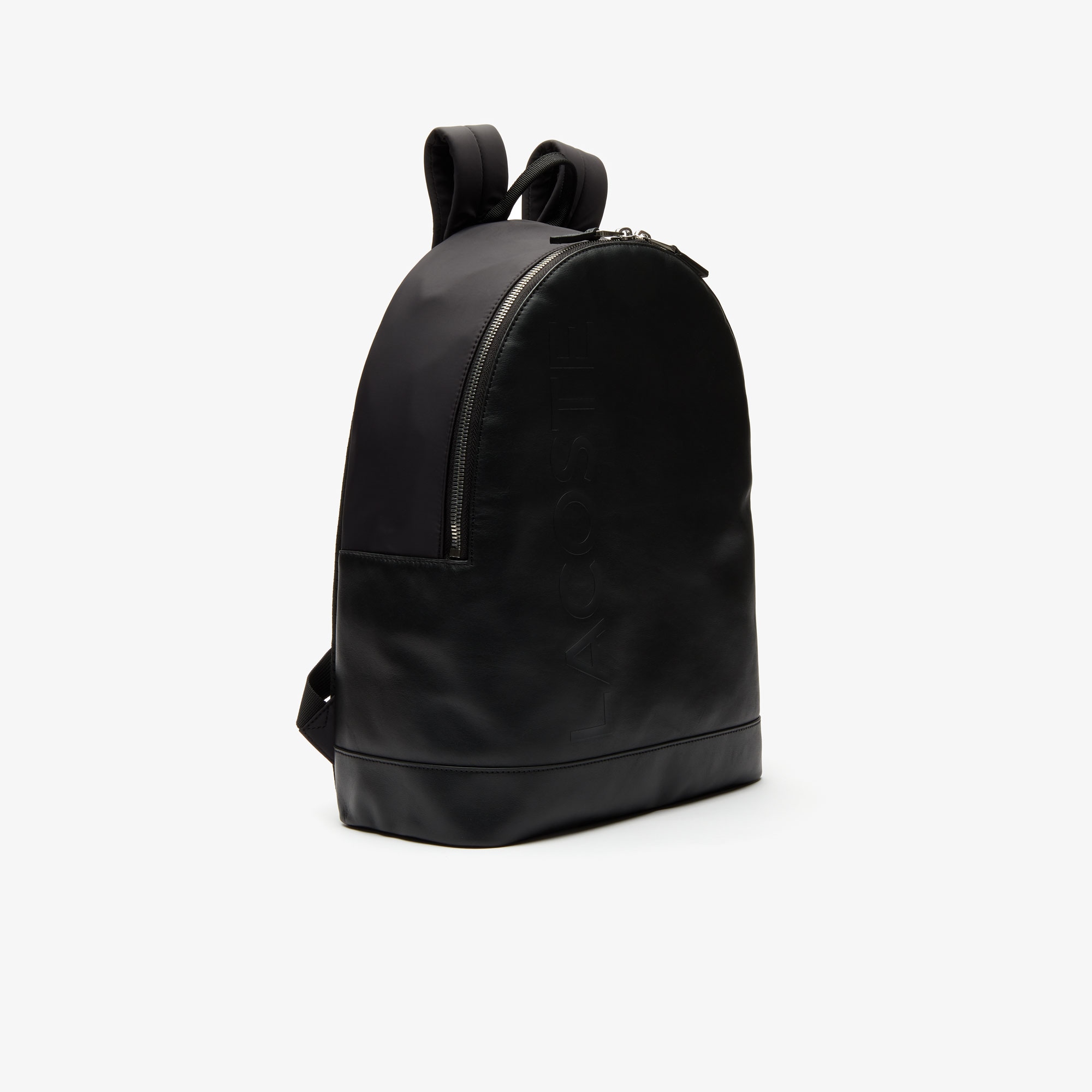 Men's L.12.12 Signature Leather Zip Backpack LACOSTE