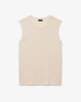 Runway Silk Piqu&eacute; Tank Top