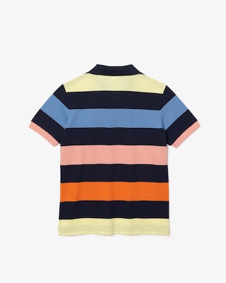 Kids&rsquo; Striped Cotton Piqu&eacute; Regular Fit Polo