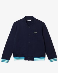Kids' Contrast Sleeve Fleece Bomber Jacket