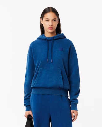 Sudadera con gorro extragrande con efecto lavado