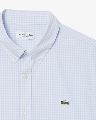 Regular Fit Short Sleeved Plaid Shirt