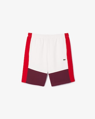 Men's Regular Fit Colorblock Fleece Shorts
