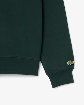 Sudadera cl&aacute;sica con cuello redondo y estampado