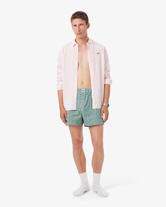 3-Pack Striped Cotton Poplin Boxers