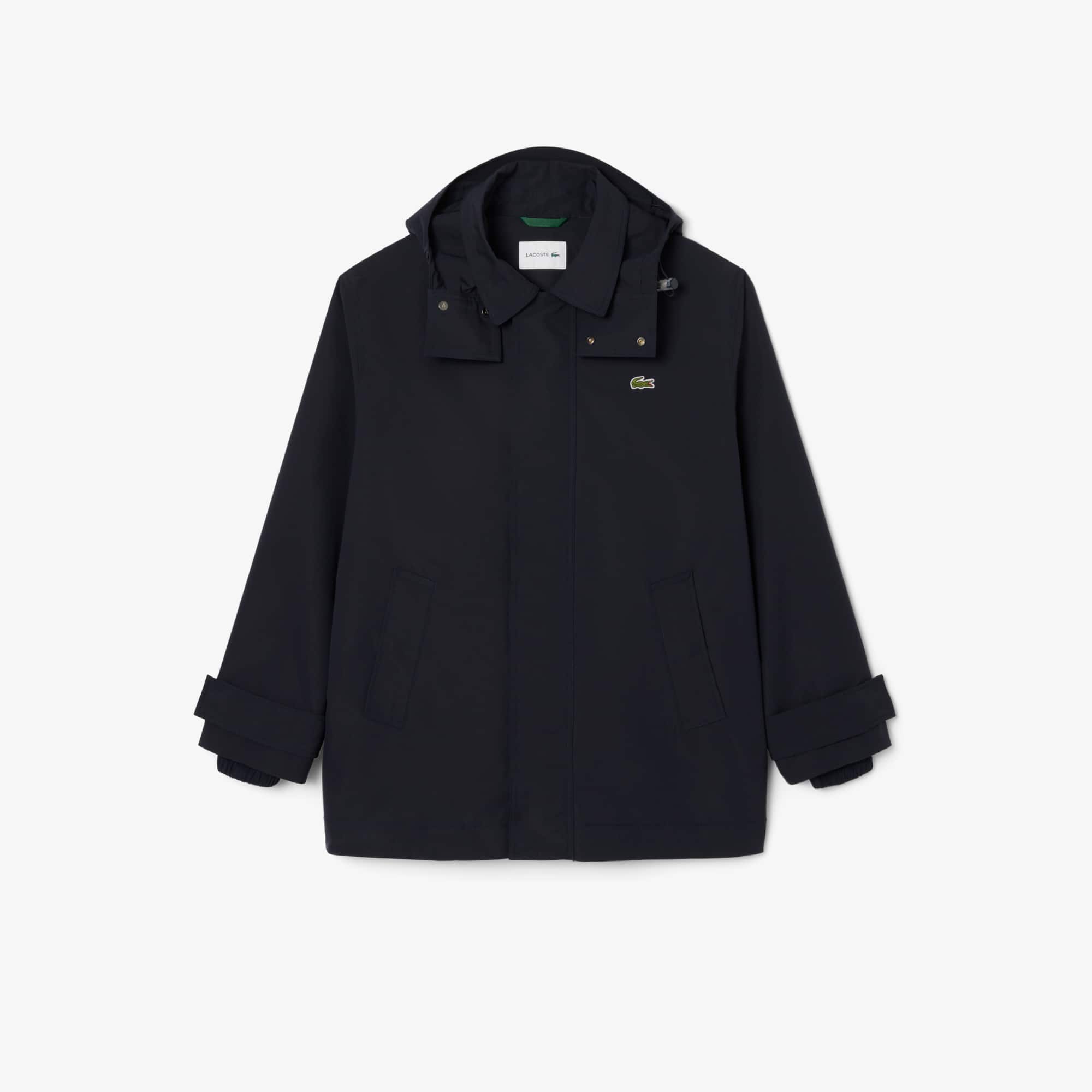 Men's Mid-Length Water-Repellent Hooded Parka