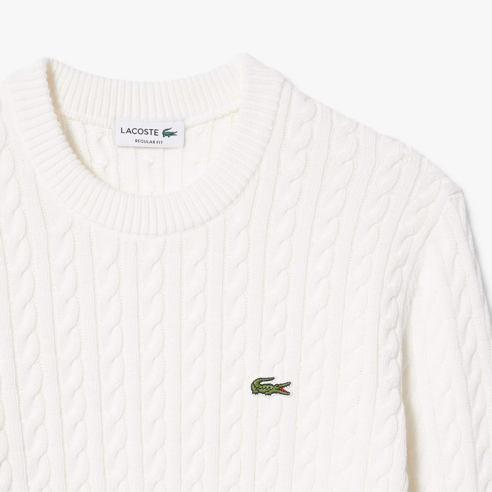 Men's Cable Knit Cotton Sweater - Sweaters & Sweatshirts - New In
