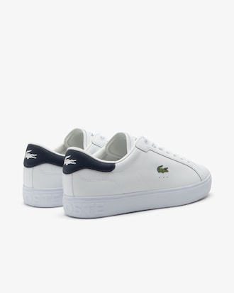 Men's Powercourt Graphic Leather Sneakers