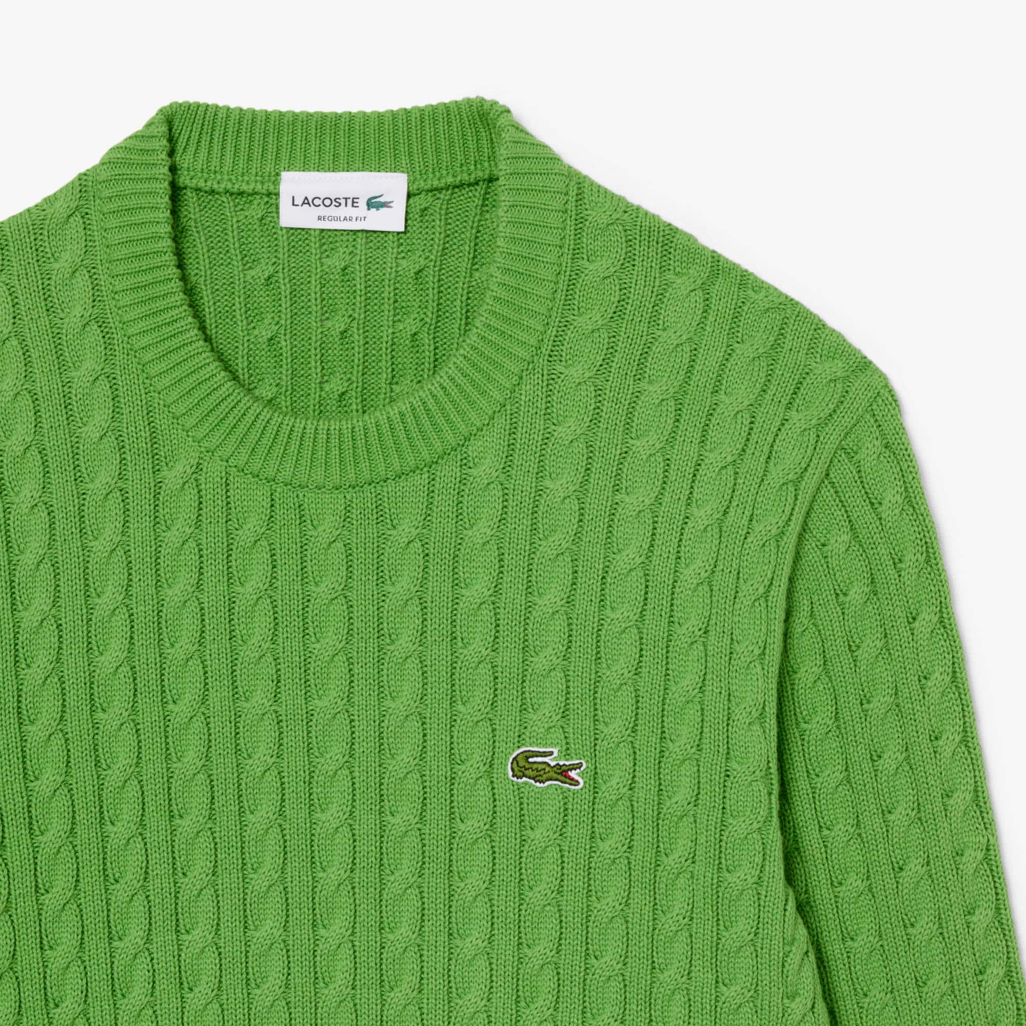 Men's Cable Knit Cotton Sweater - Sweaters & Sweatshirts - New In