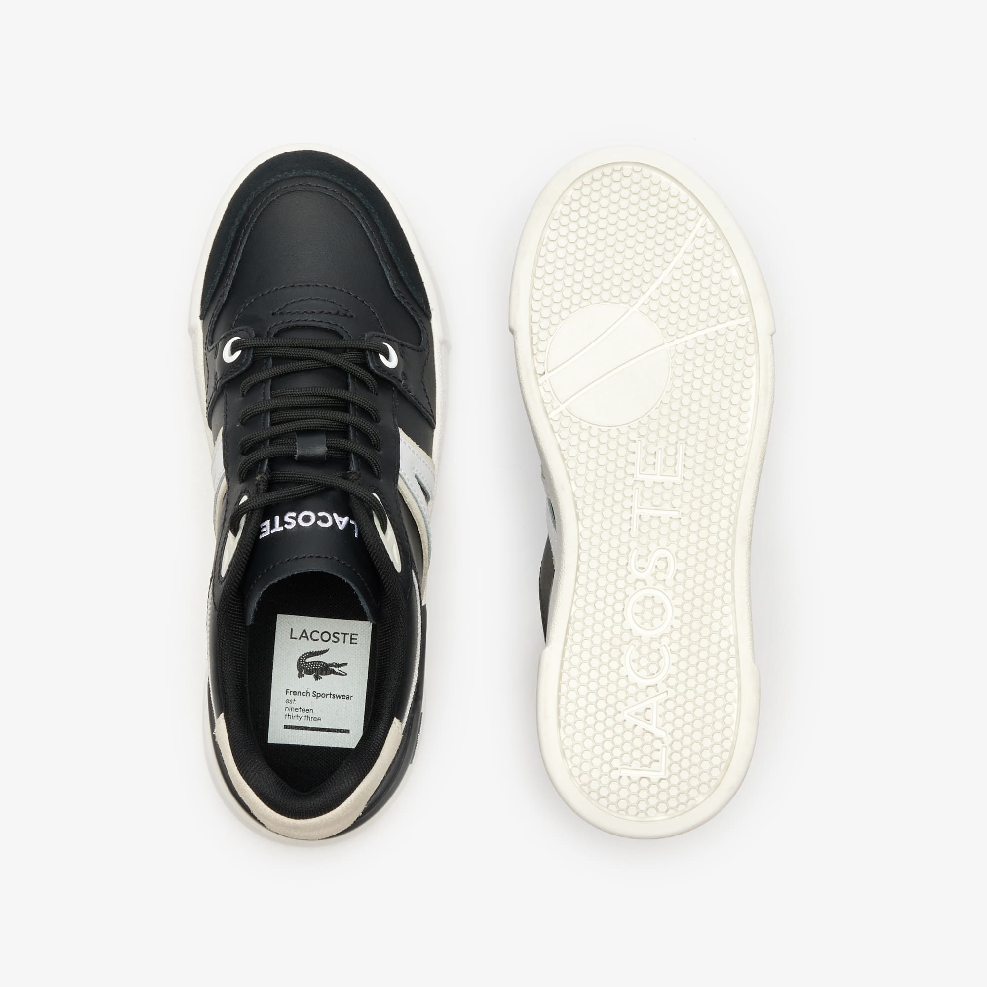 【LACOSTE】 ★ L002 Evo Leather Sneakers ★ Amazon.com | Lacoste Women's L002 EVO Sneaker, BLK/Off WHT