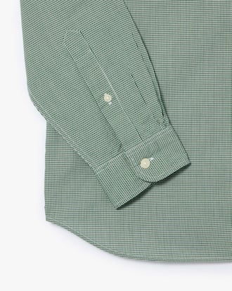 Men's Regular Fit Gingham Poplin Shirt
