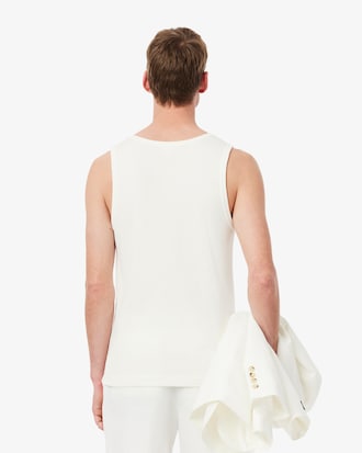Men's Slim Fit Ribbed Cotton Tank