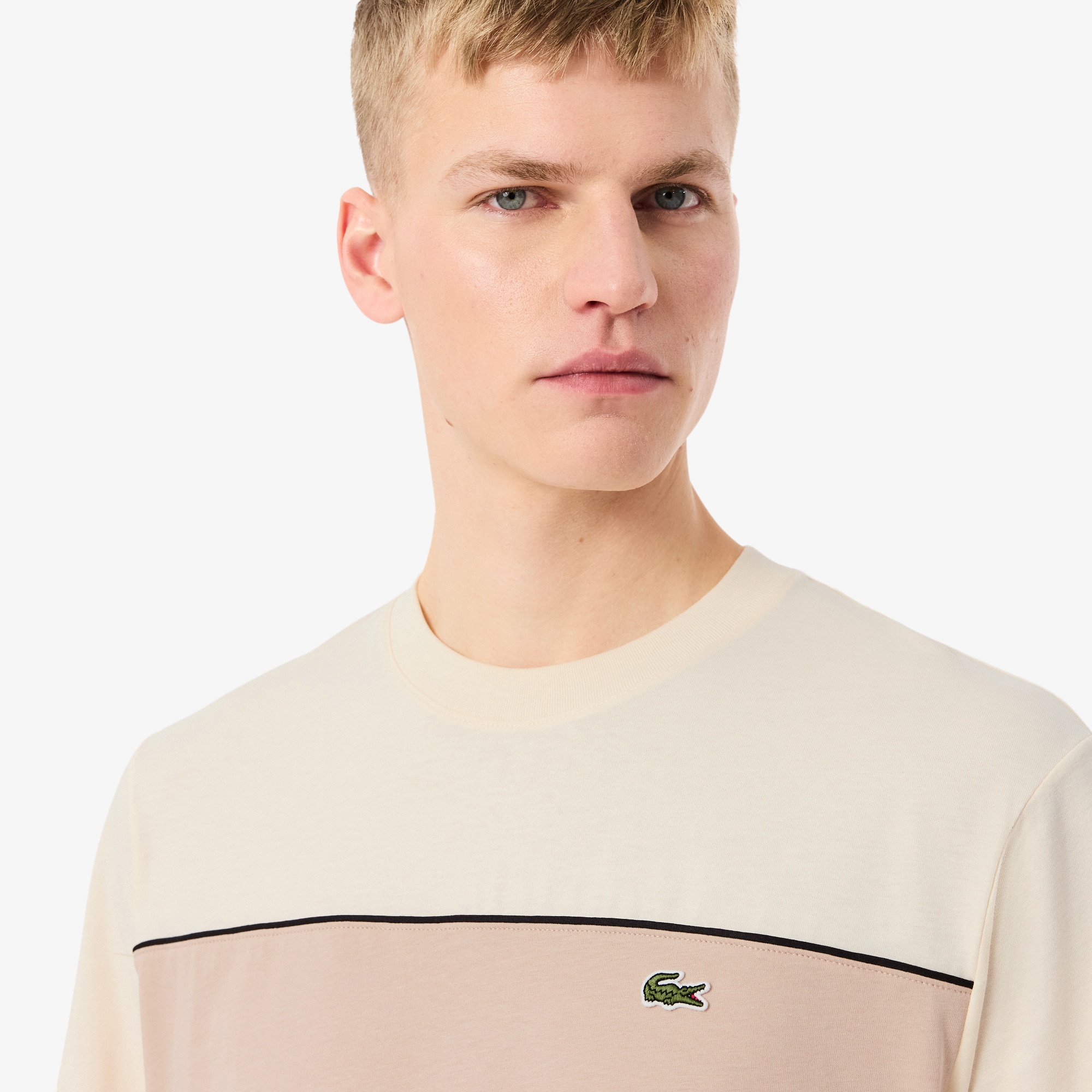 Colorblock Cotton T-Shirt - All Men's Clothing - New In 2026 | Lacoste