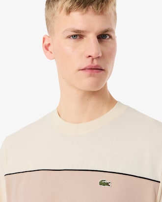 Colour-Block Cotton T-shirt