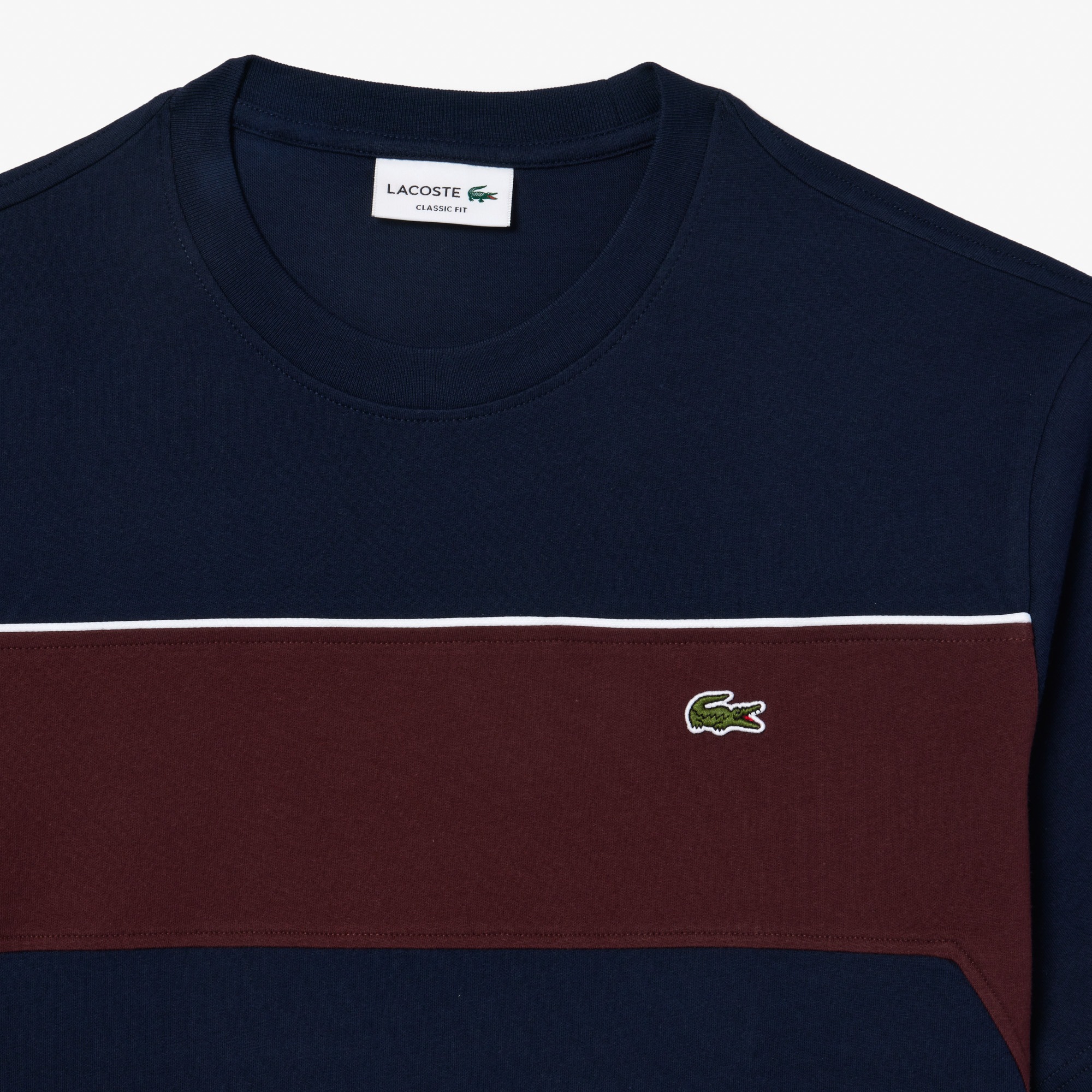 Men's Cotton Colorblock T-Shirt - T-shirts - New In 2026 | Lacoste