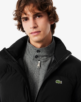 Men's Water-Repellent Hooded Down Jacket