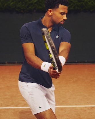 Polo de tenis de estiramiento ultra seco