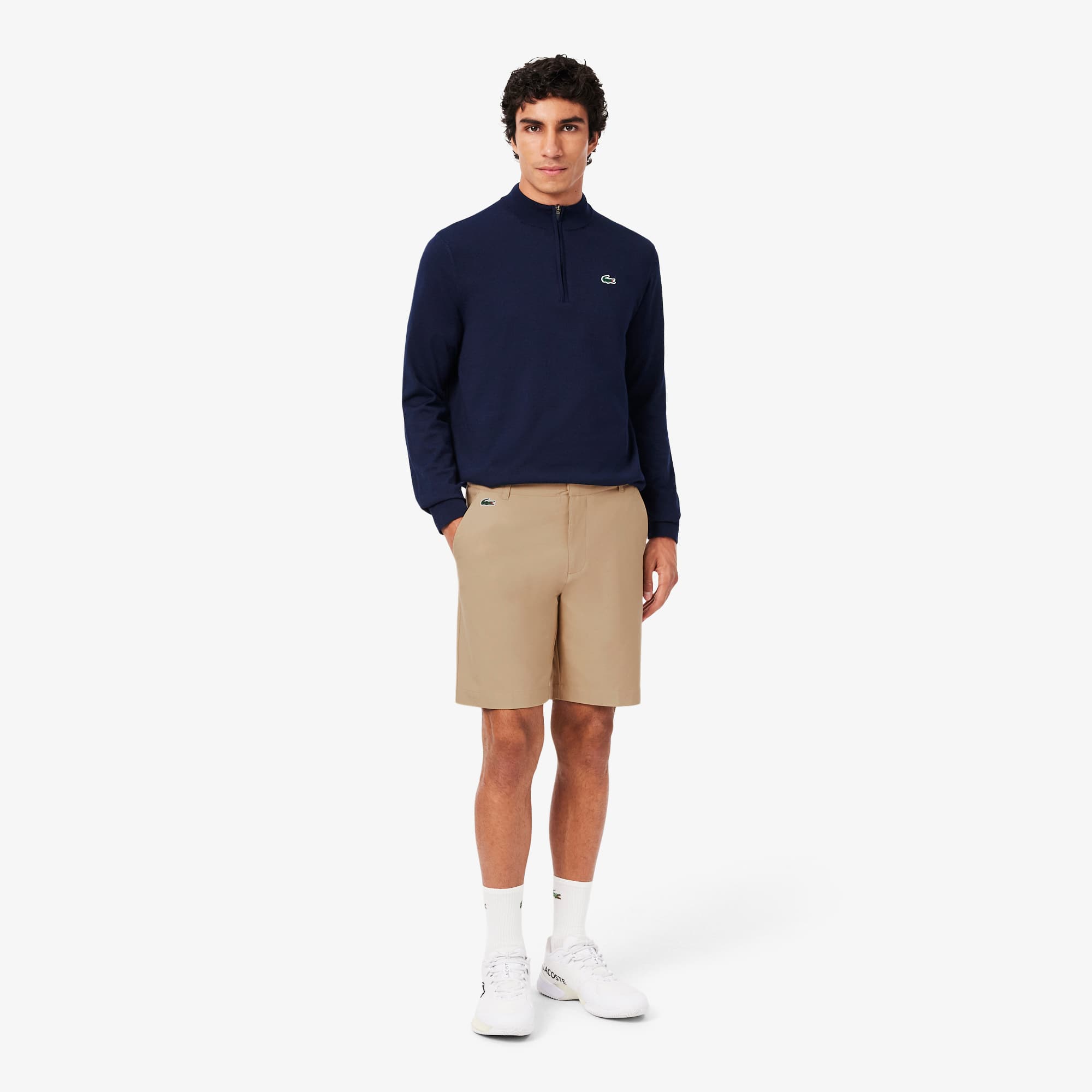 Lacoste Shorts De Golf Ultra Secos Beige