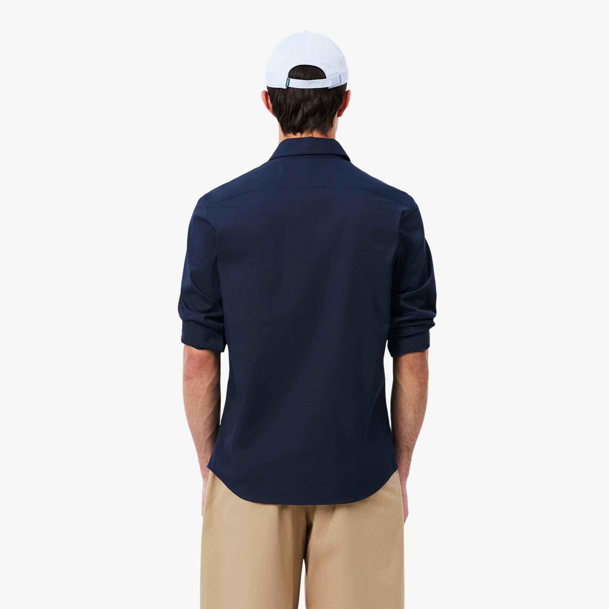 Slim Fit Stretch Poplin Shirt