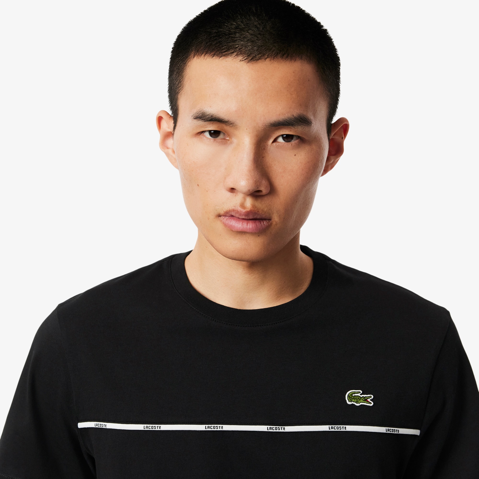 Men's Logo Trim Cotton Jersey T-Shirt - T-shirts - New In 2026